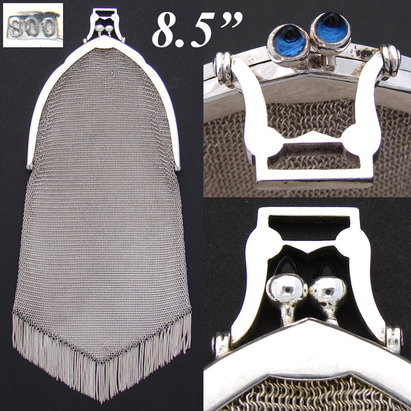 Sold at Auction: c1913 English Sterling Silver Purse/Aide Memoire